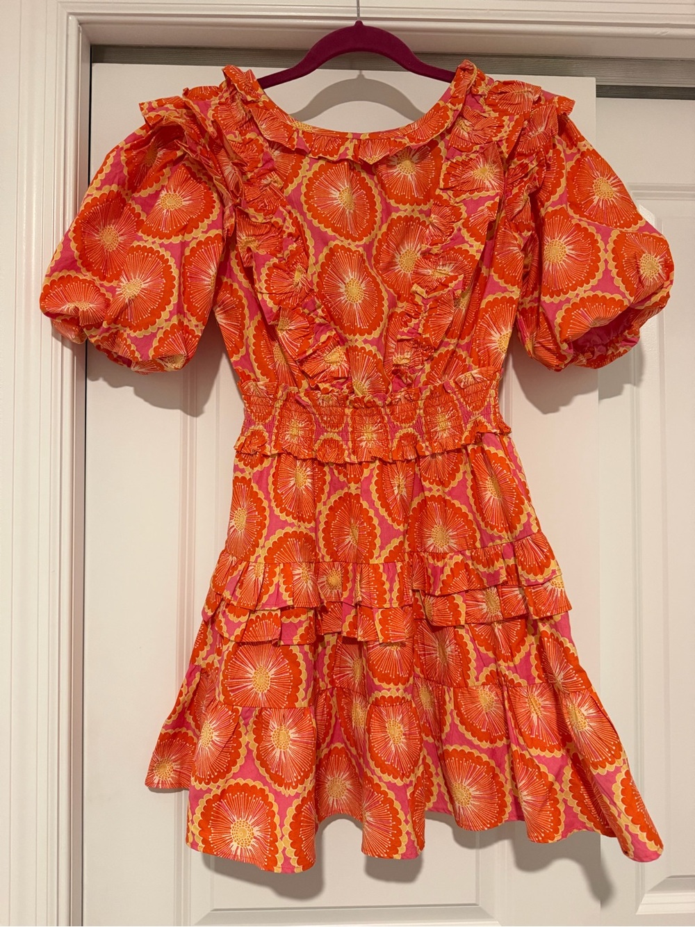 Women’s Walter Baker Floral Ruffle Dress